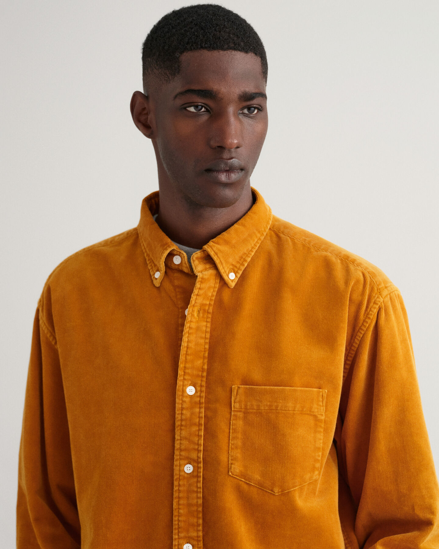 Camisa de pana Relaxed Fit con lavado intenso