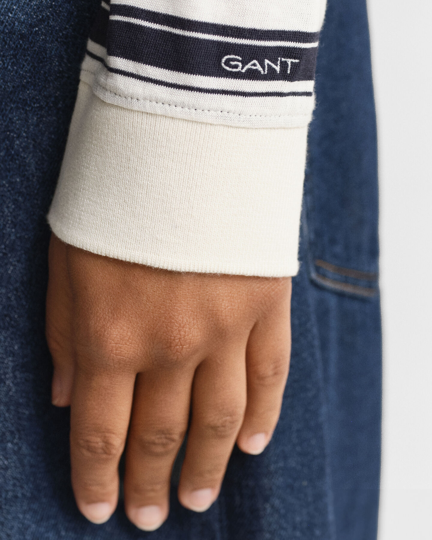 Polo de manga larga de rayas