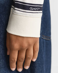 Polo de manga larga de rayas