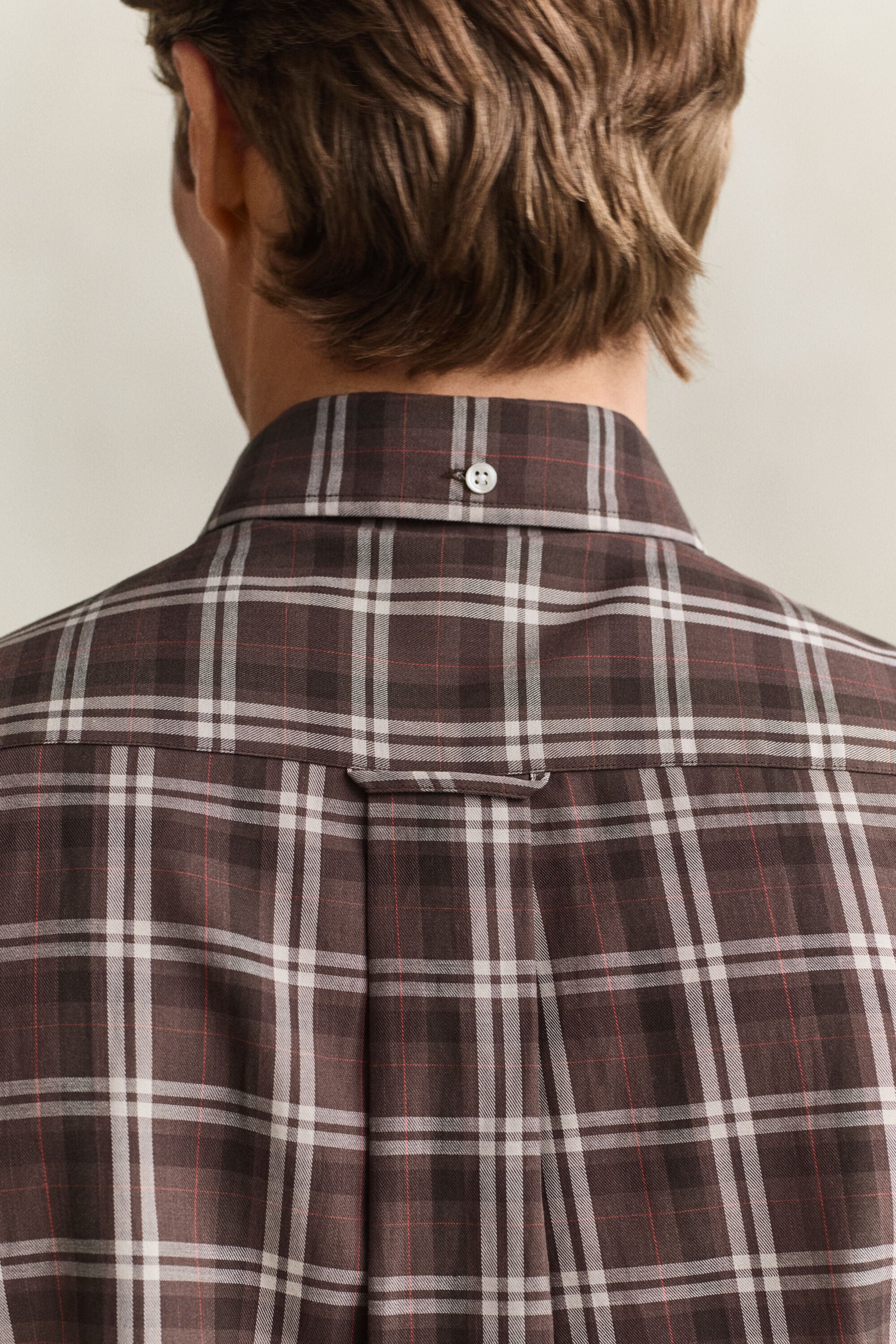 Camisa de sarga a cuadros