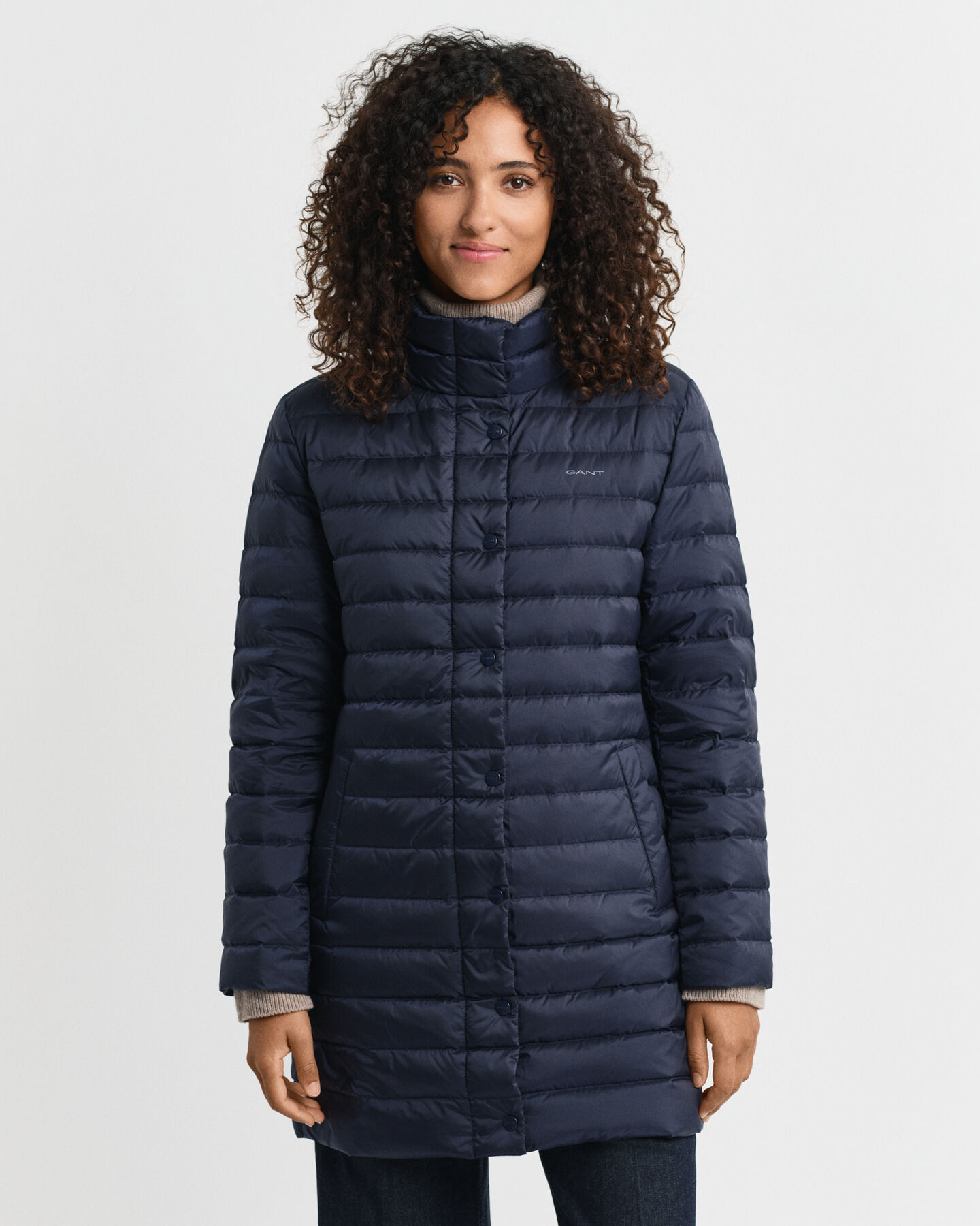 Abrigo de plumón ligero