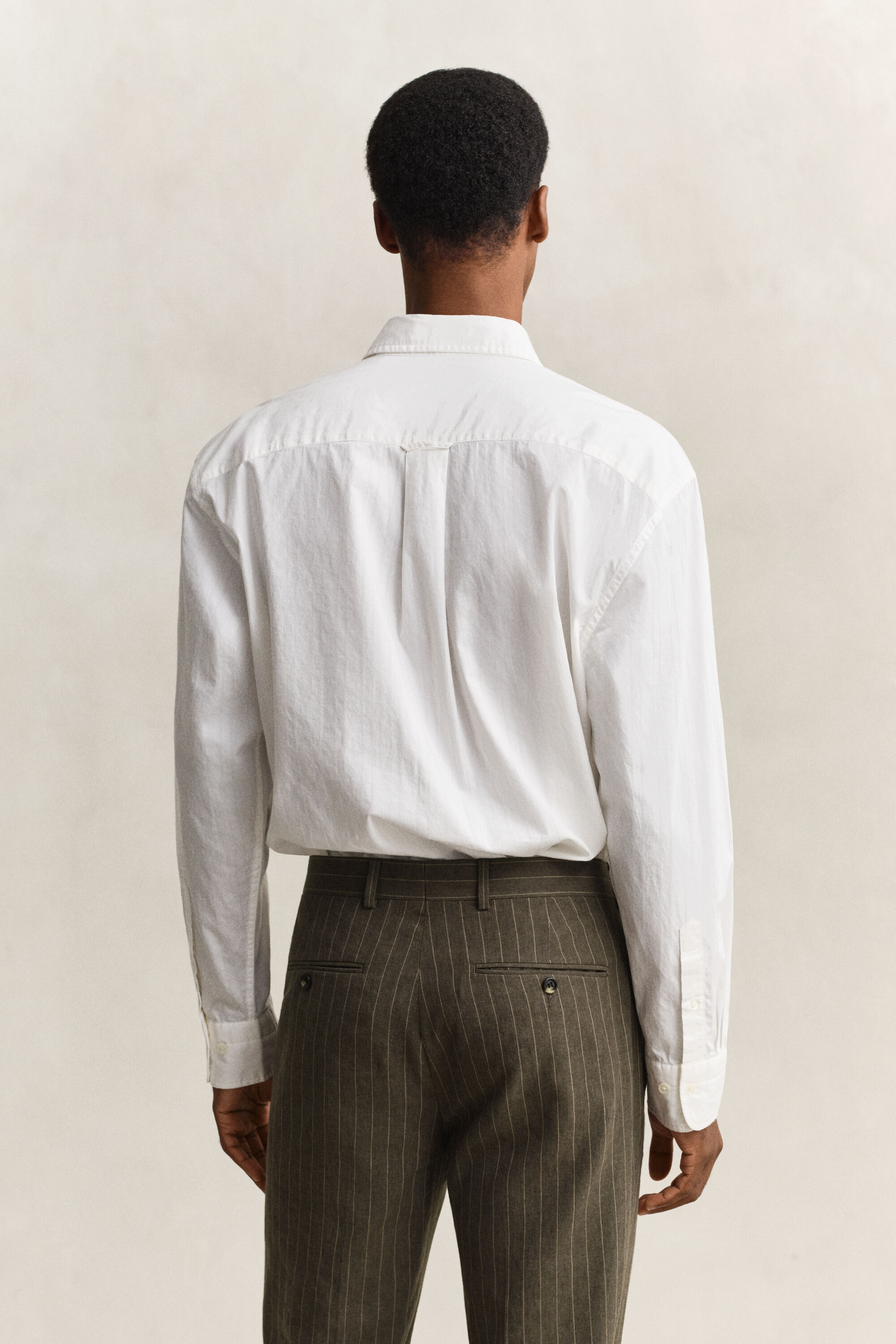 Camisa Relaxed Fit Dobby Stripe