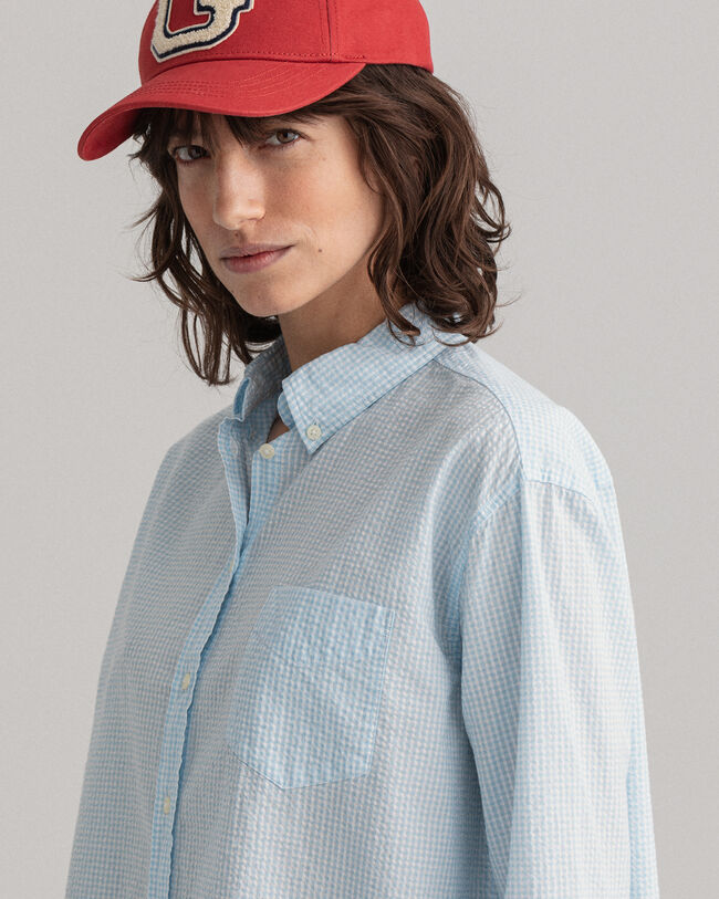 Camisa Relaxed Fit a cuadros Vichy