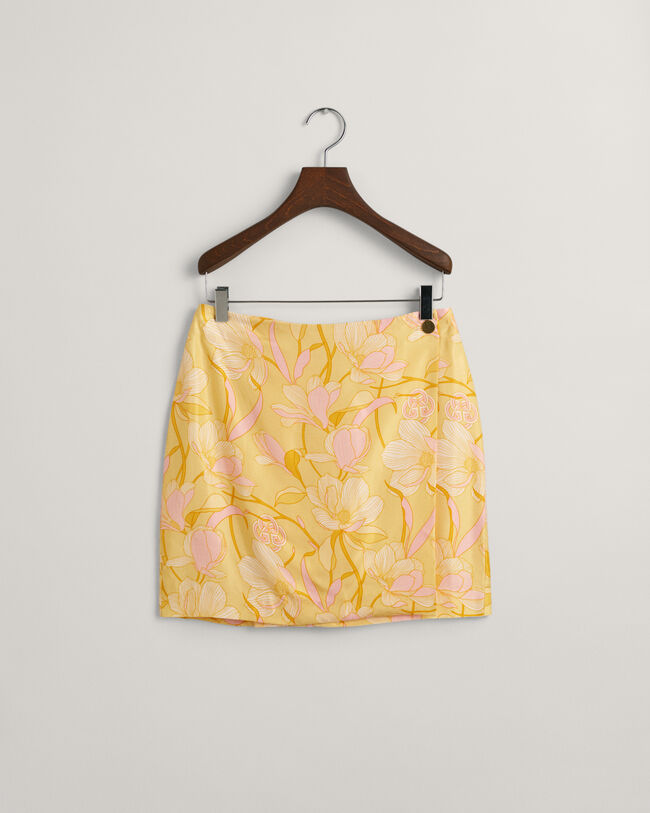 Minifalda cruzada Magnolia Print