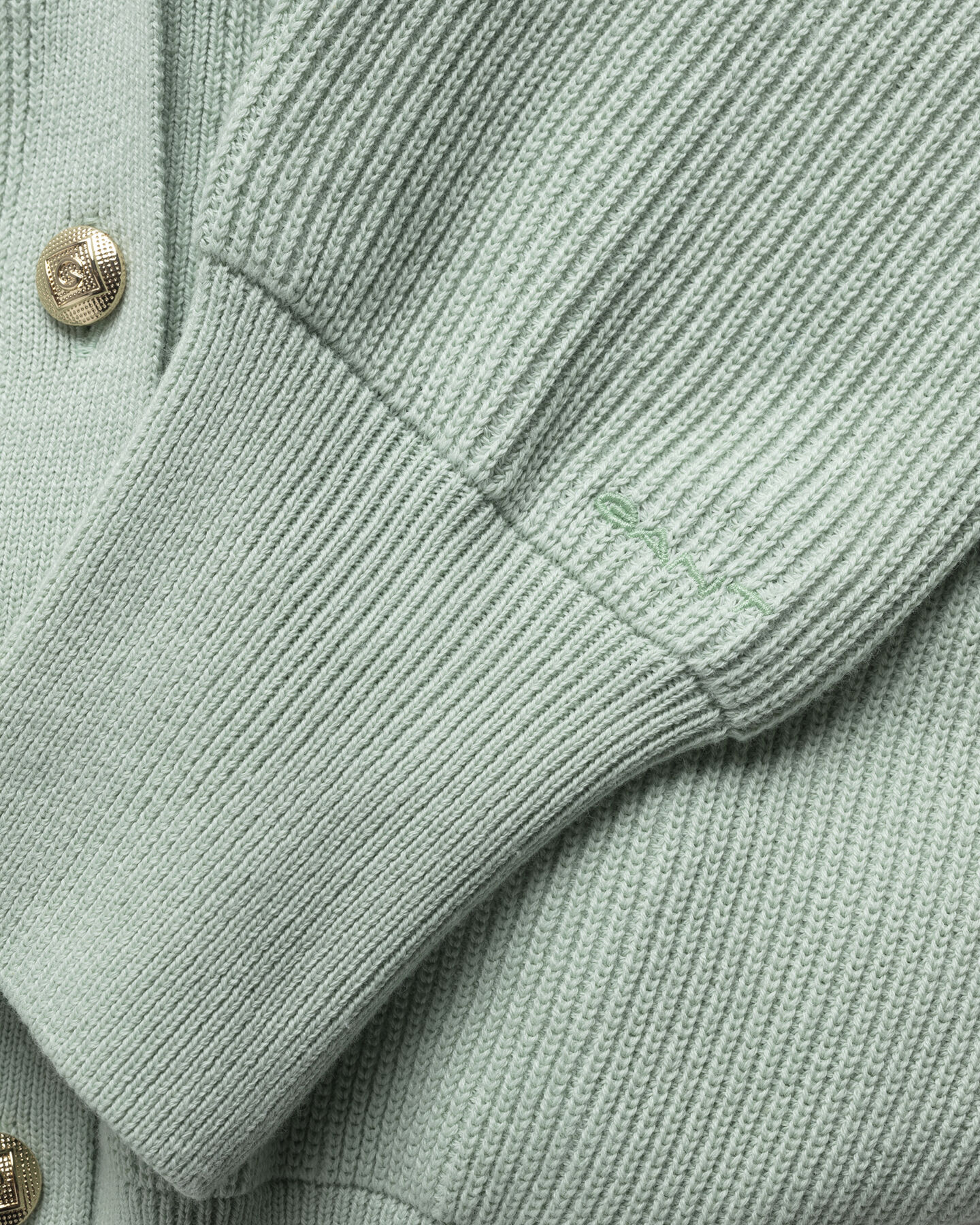 C&aacute;rdigan de algod&oacute;n acanalado