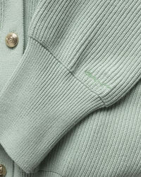 C&aacute;rdigan de algod&oacute;n acanalado