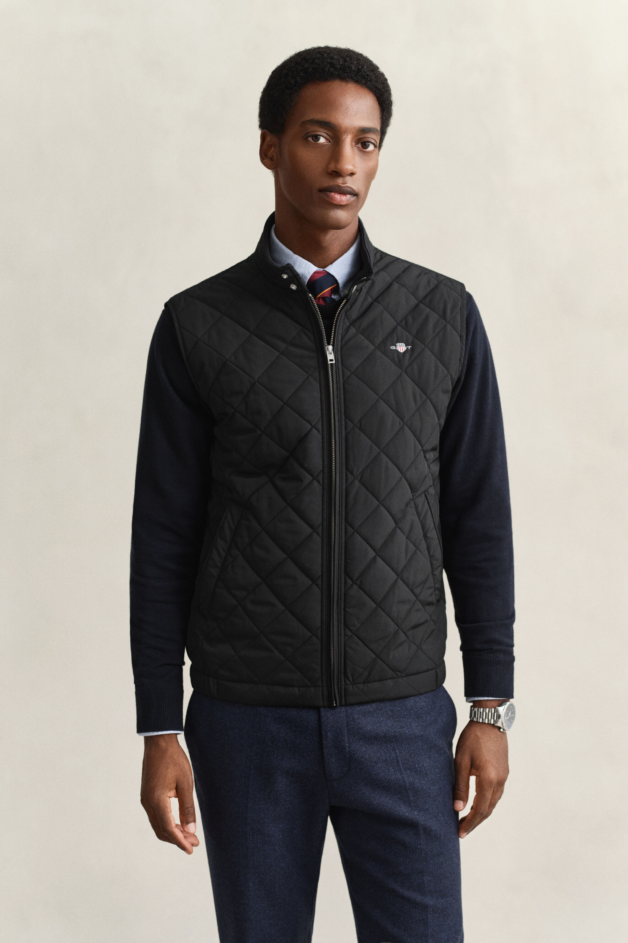 Chaleco Windcheater acolchado