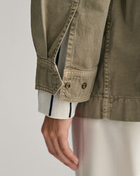 Cazadora militar teñida en prenda