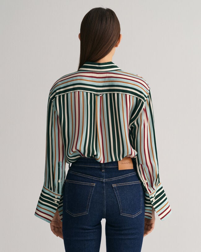 Camisa Relaxed Fit con varios dise&ntilde;os de rayas