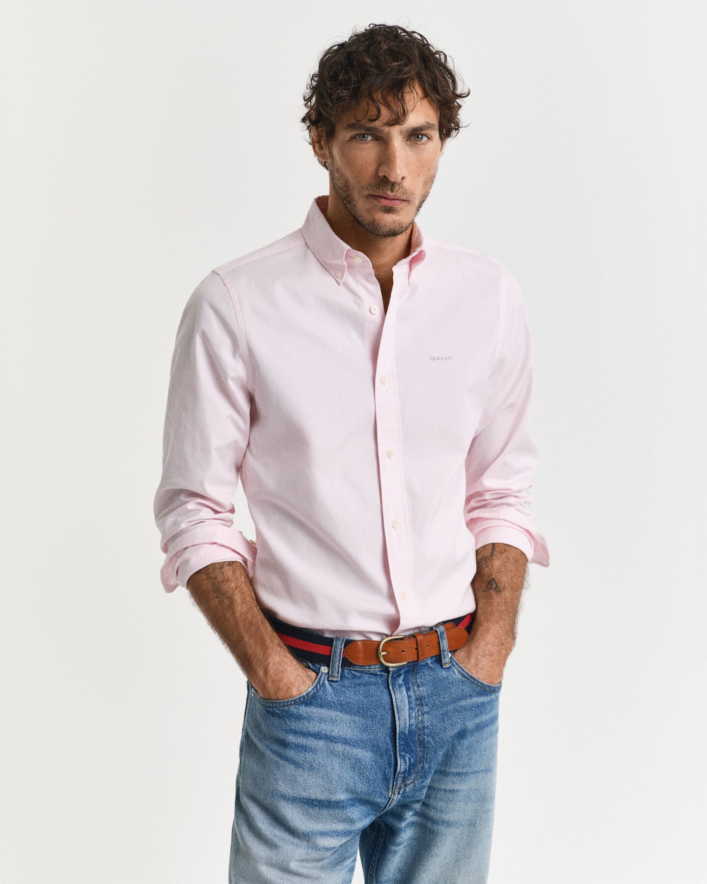 Camisa Oxford Pinpoint Slim Fit