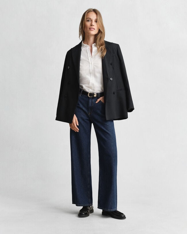 Camisa Oxford Slim Fit elástica