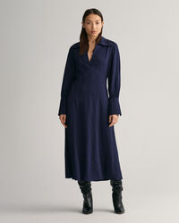 Vestido Slim Fit con puños anchos