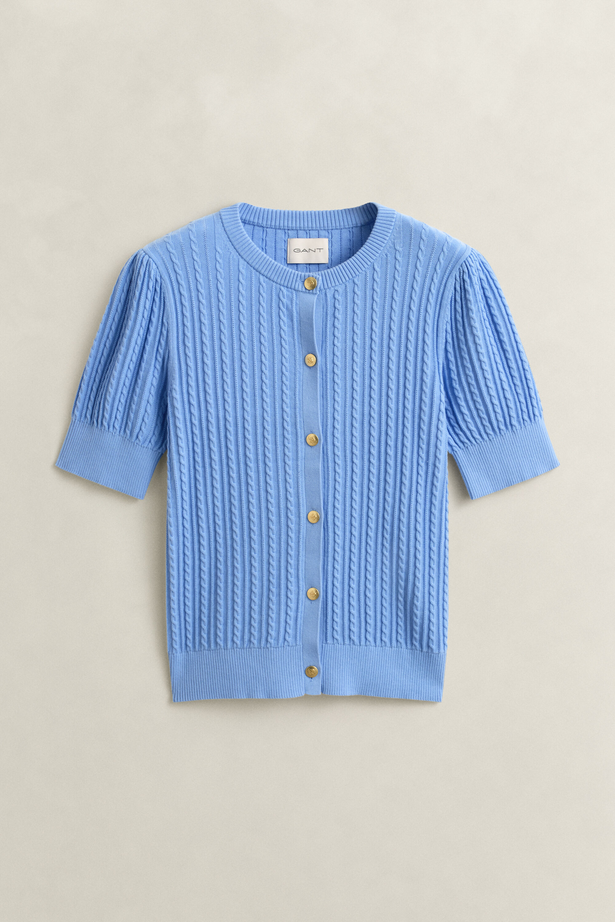 Cárdigan de punto de ochos de algodón