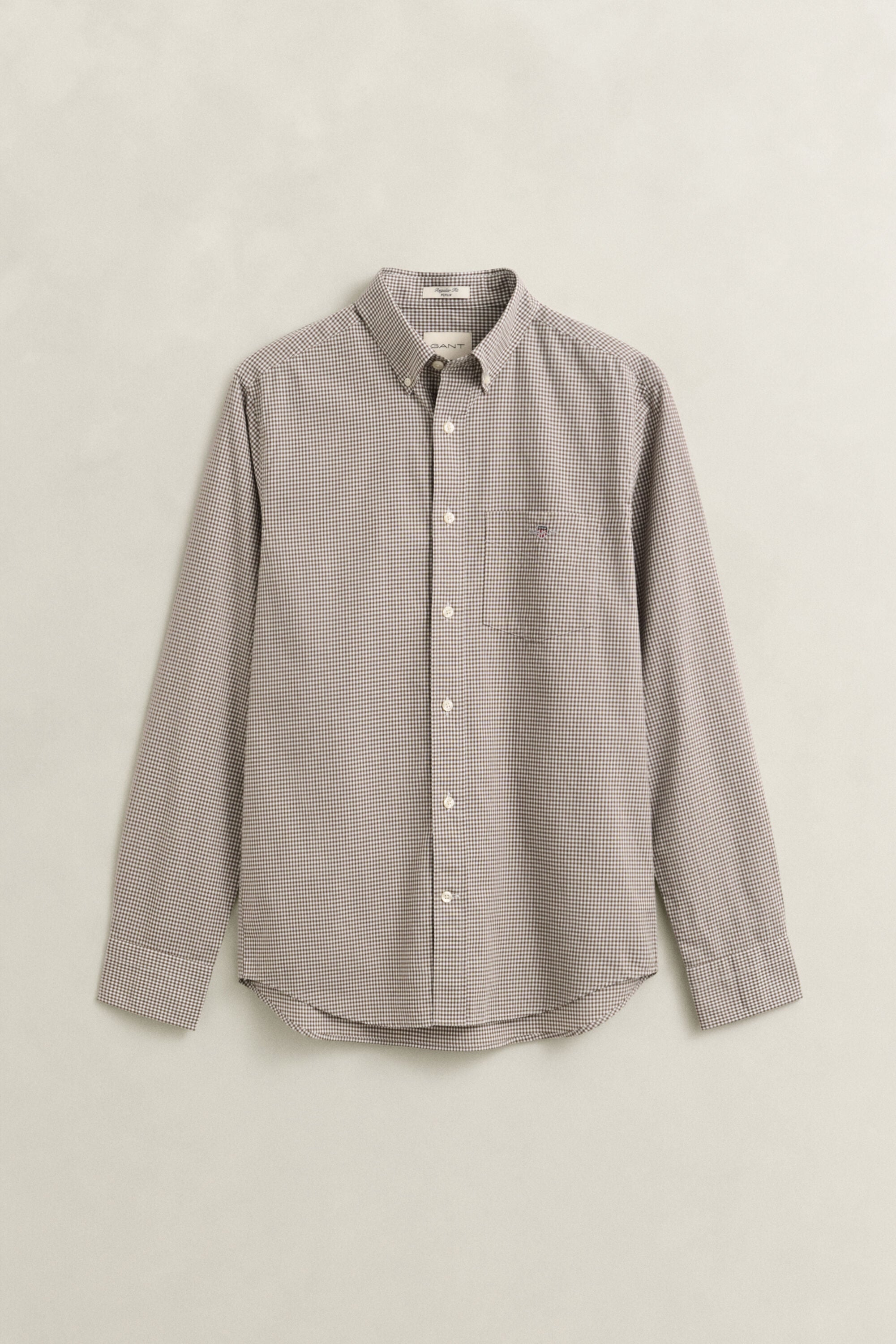 Camisa clásica de popelina de cuadros Vichy