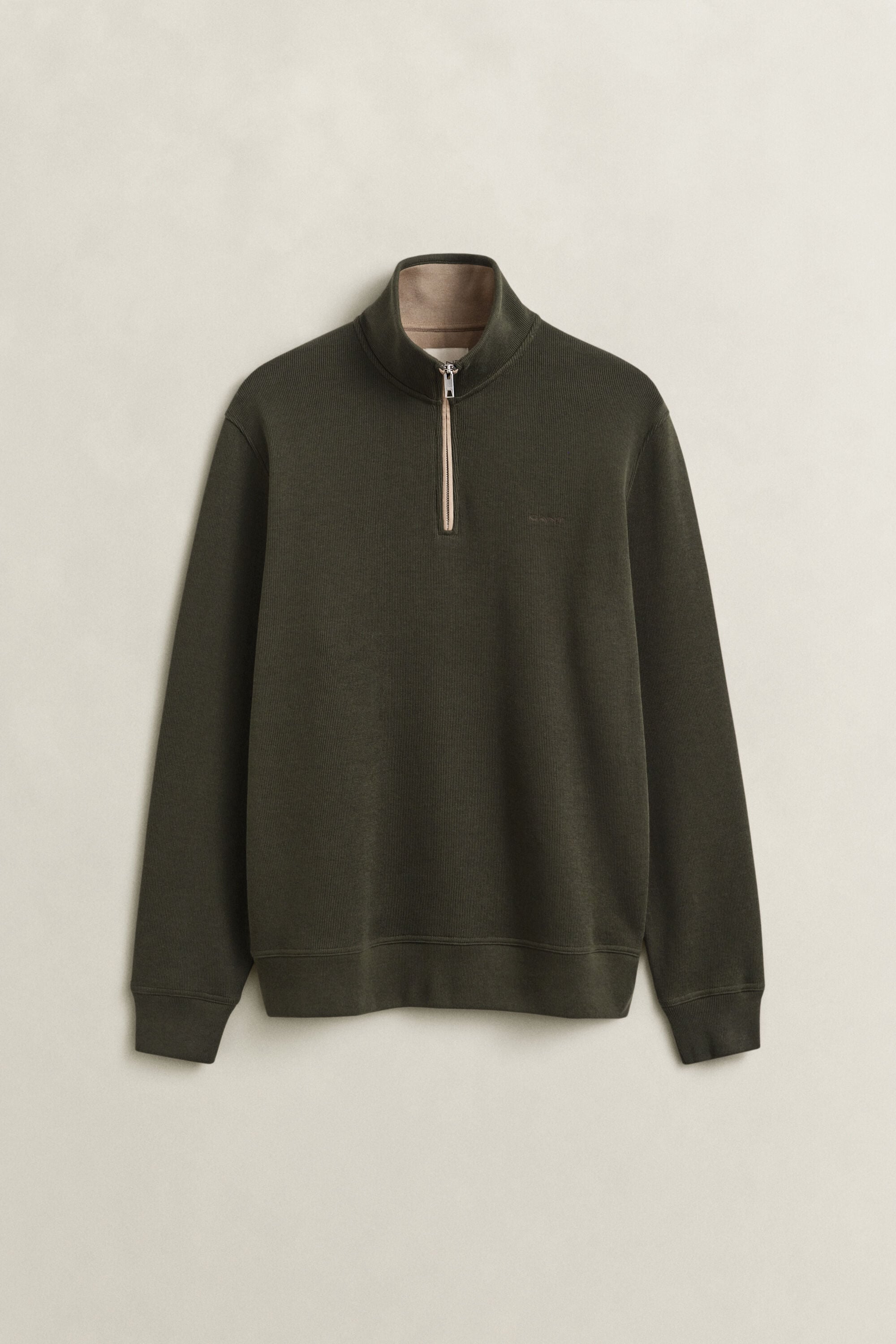 Sudadera Sacker Rib con media cremallera