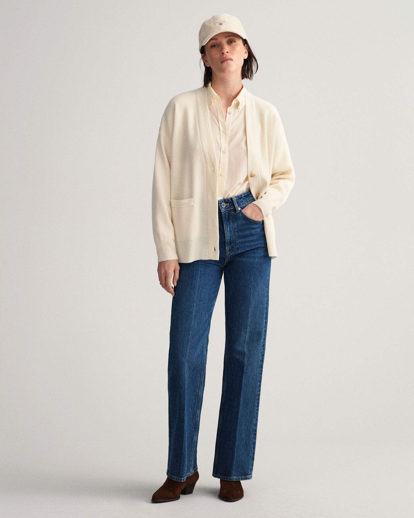 Cárdigan lisos extragrande