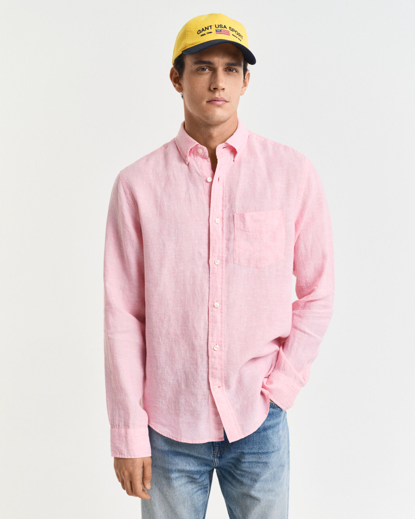 Camisa Regular Fit de lino