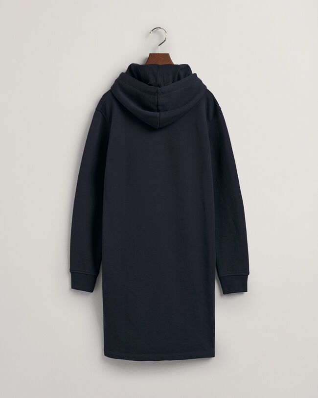 Vestido tipo sudadera con capucha Logo