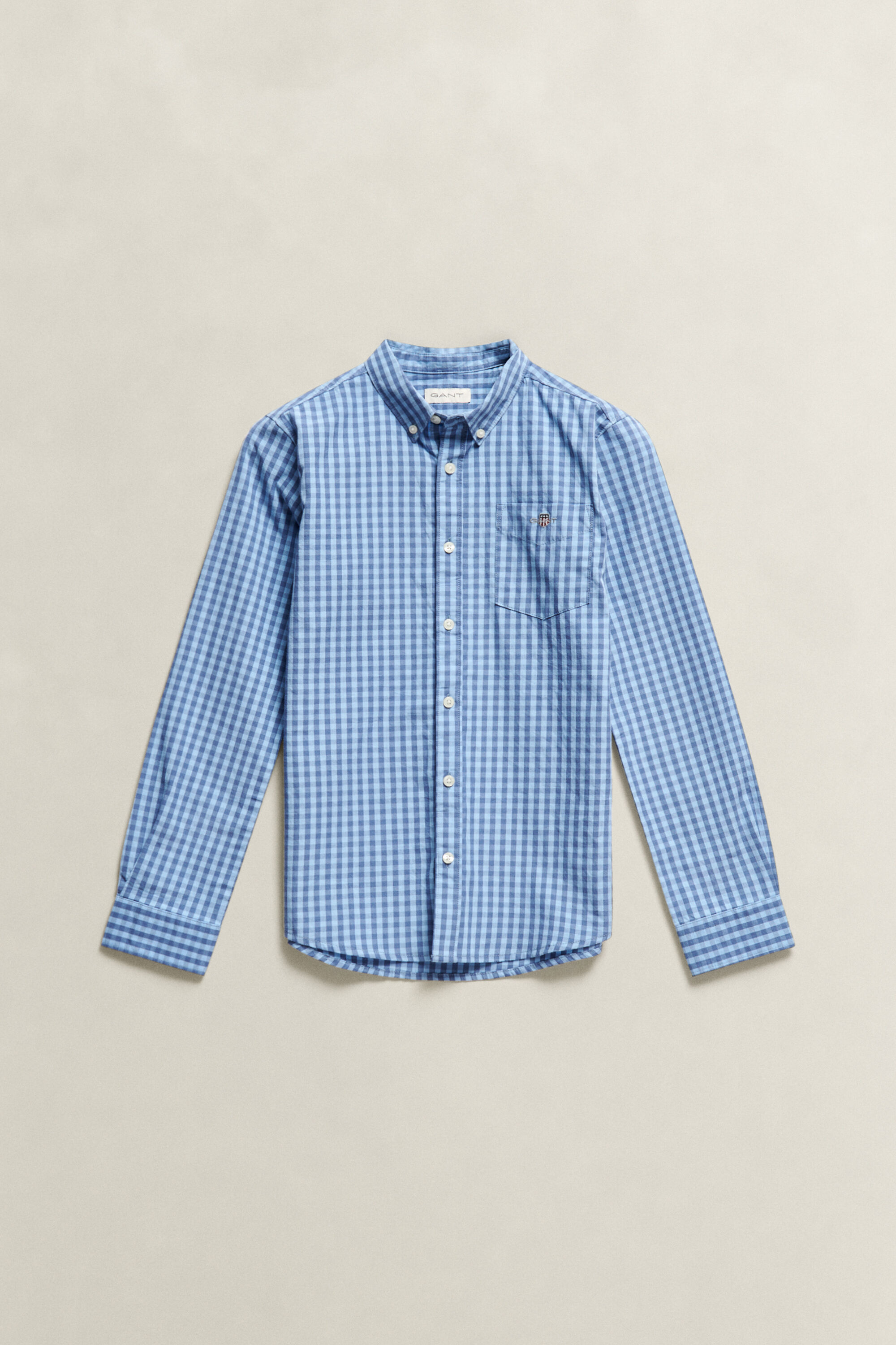 Camisa de popelina de cuadros Vichy Teen Boys