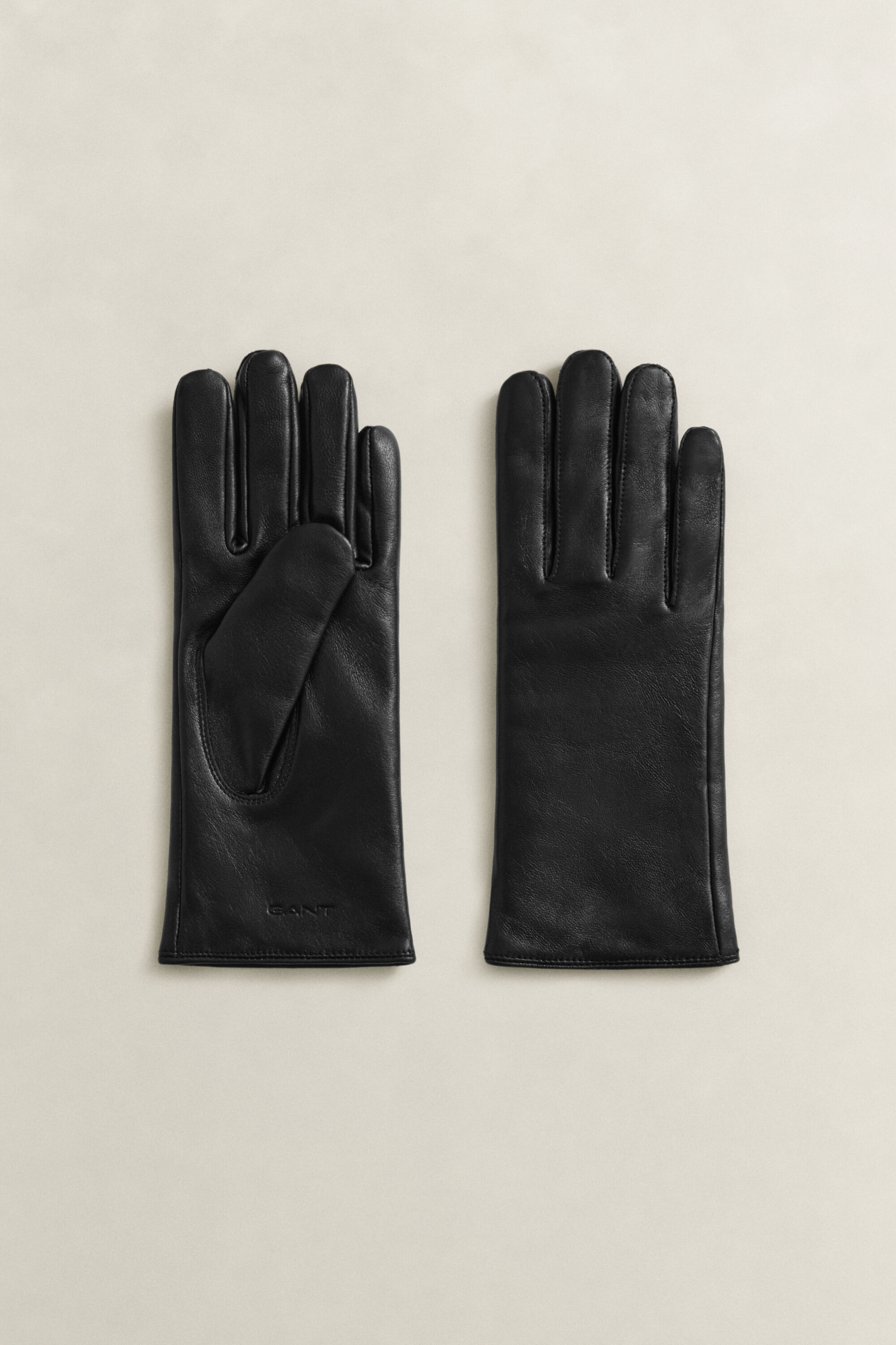Guantes de piel con forro de cachemir