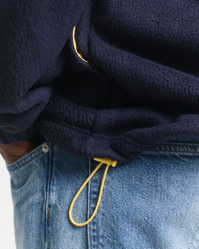 Forro polar con bloques de color