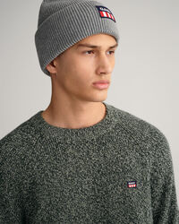 Jersey de cuello redondo en algod&oacute;n retorcido