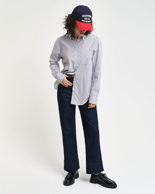 Camisa Oxford Relaxed Fit Luxury a rayas