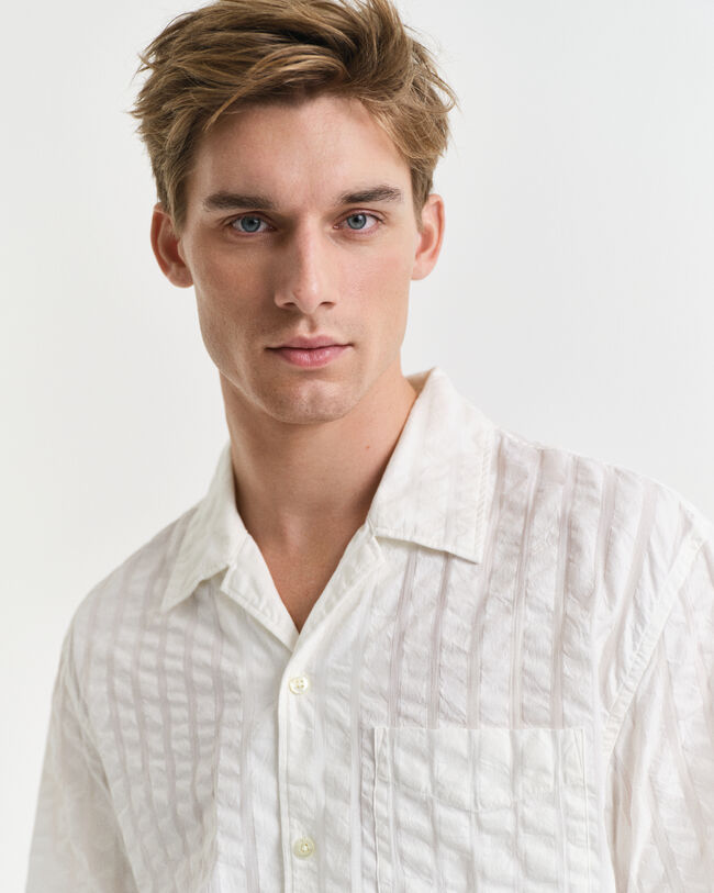 Camisa de manga corta Relaxed Fit Resort de sirsaca