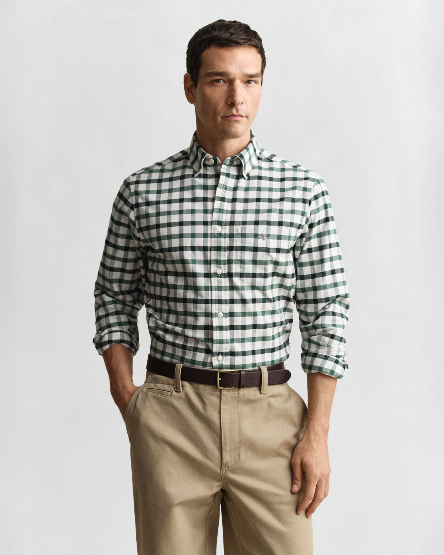 Camisa Oxford Regular Fit a cuadros