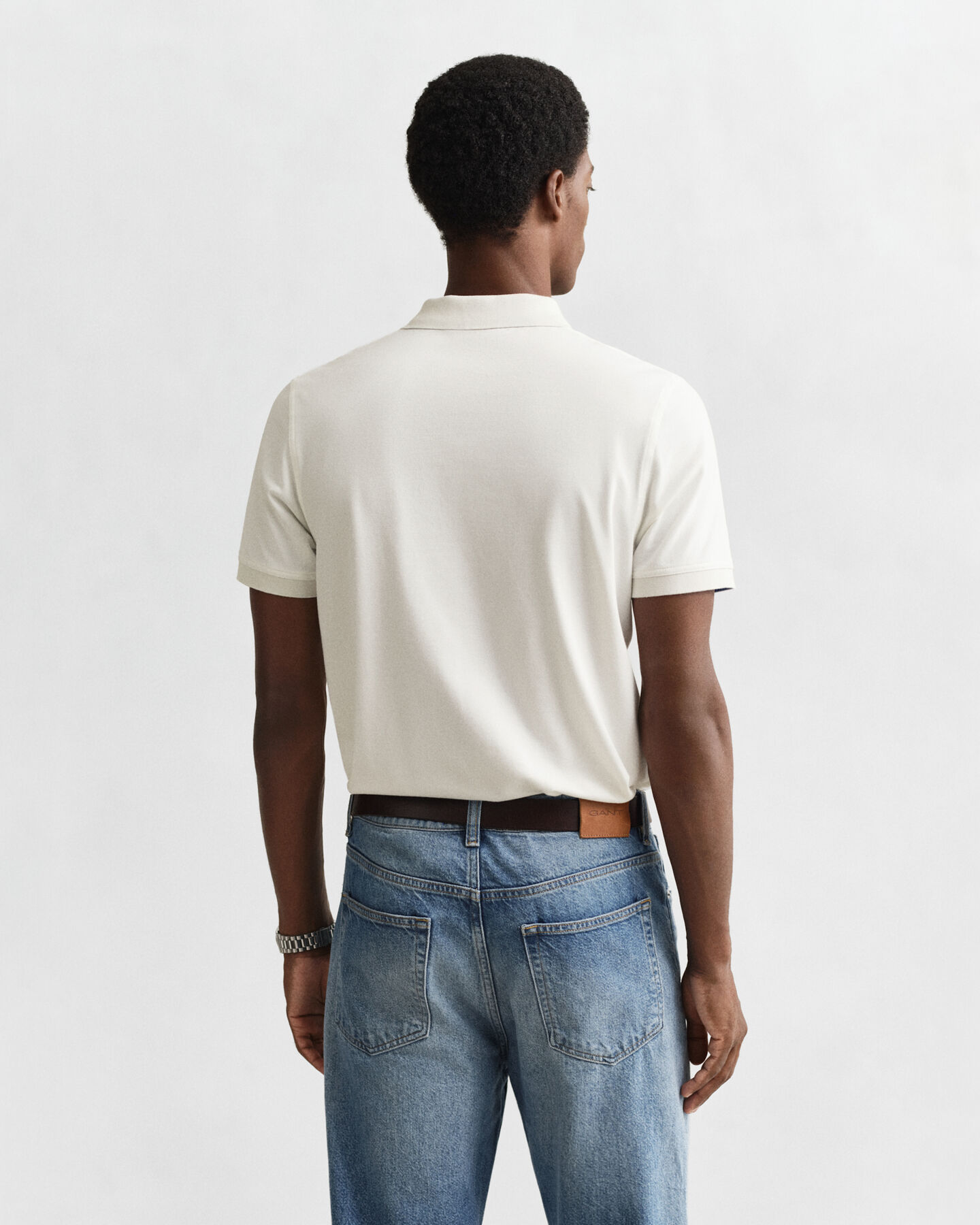 Polo de piqué en contraste