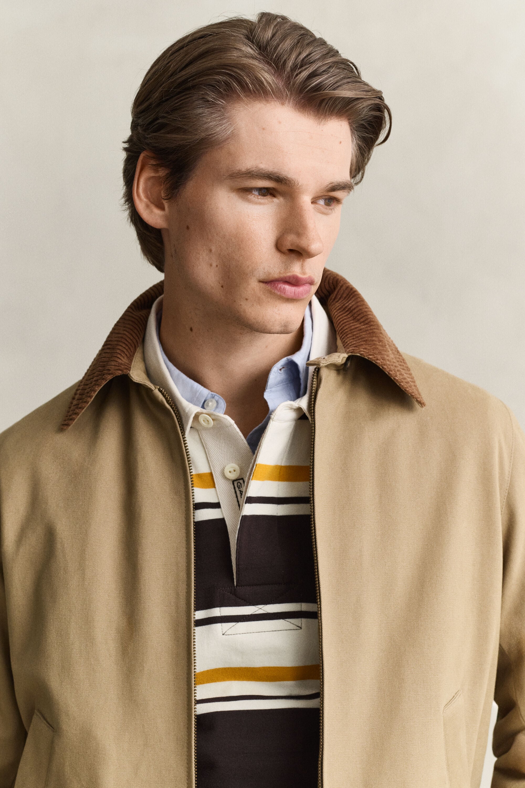 Chaqueta Harrington de molesquín