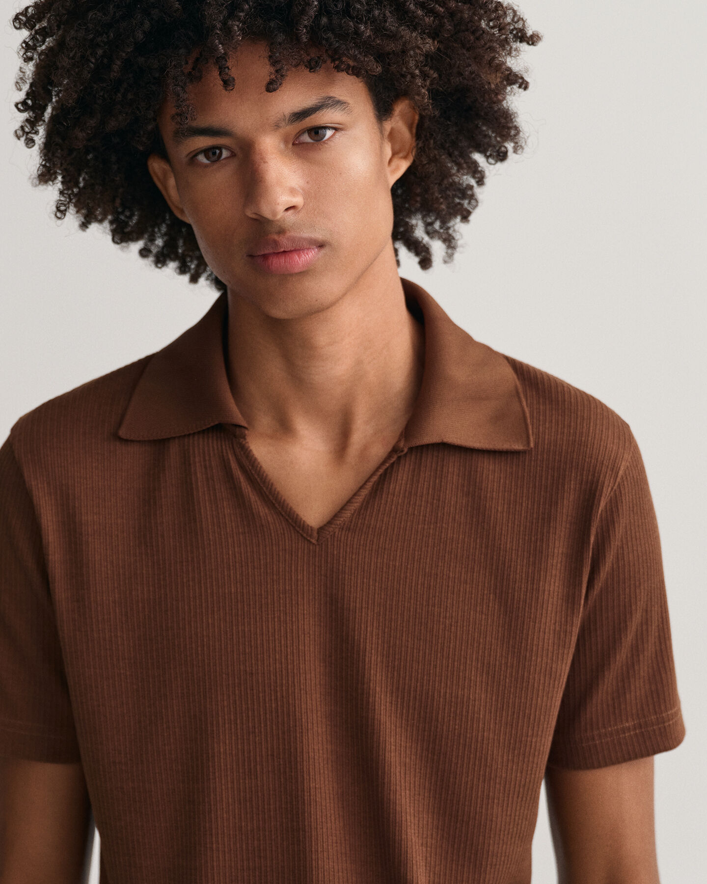 Polo de piqu&eacute; de inspiraci&oacute;n setentera