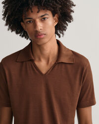 Polo de piqu&eacute; de inspiraci&oacute;n setentera