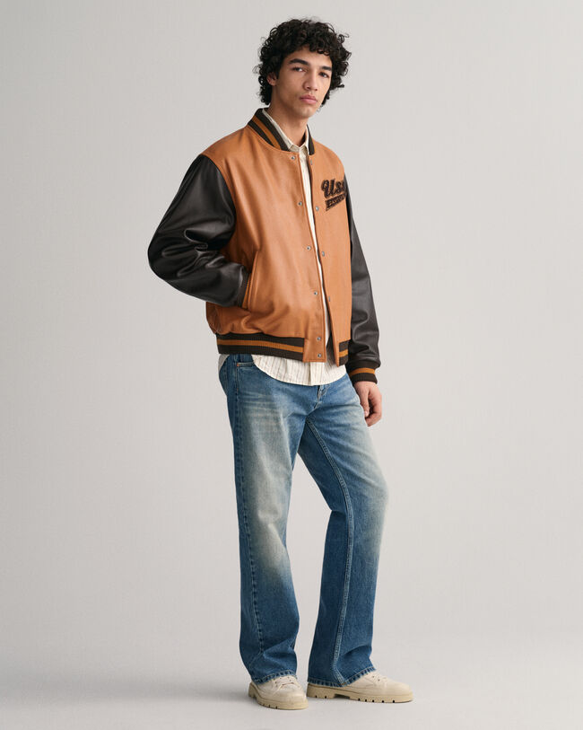 GANT Varsity Jacket de piel