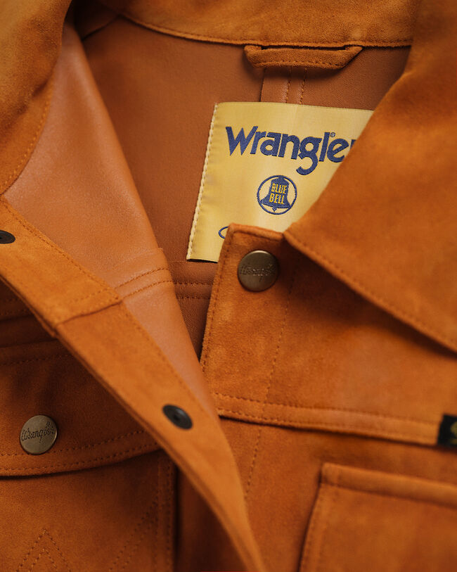 Cazadora de ante Wrangler x GANT