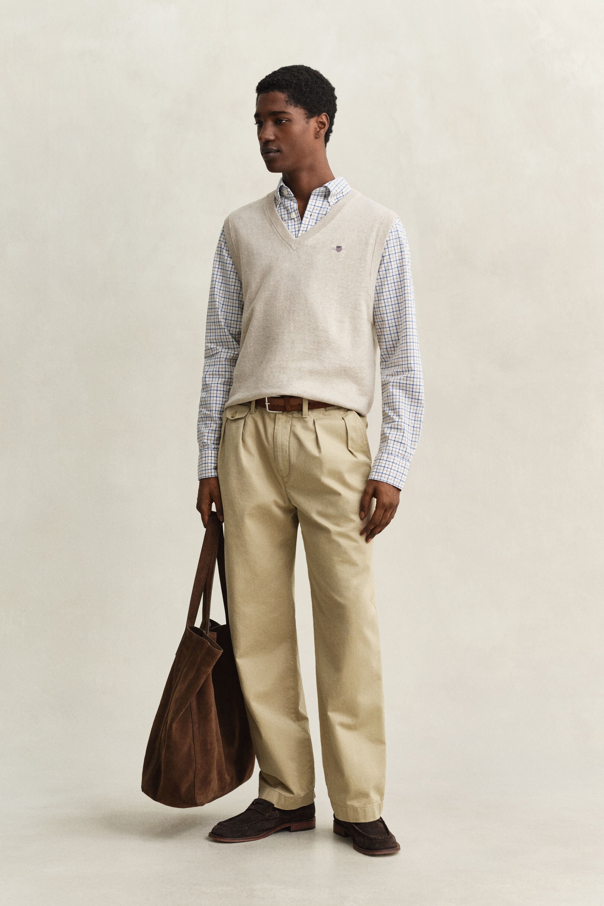 Chaleco clásico de algodón