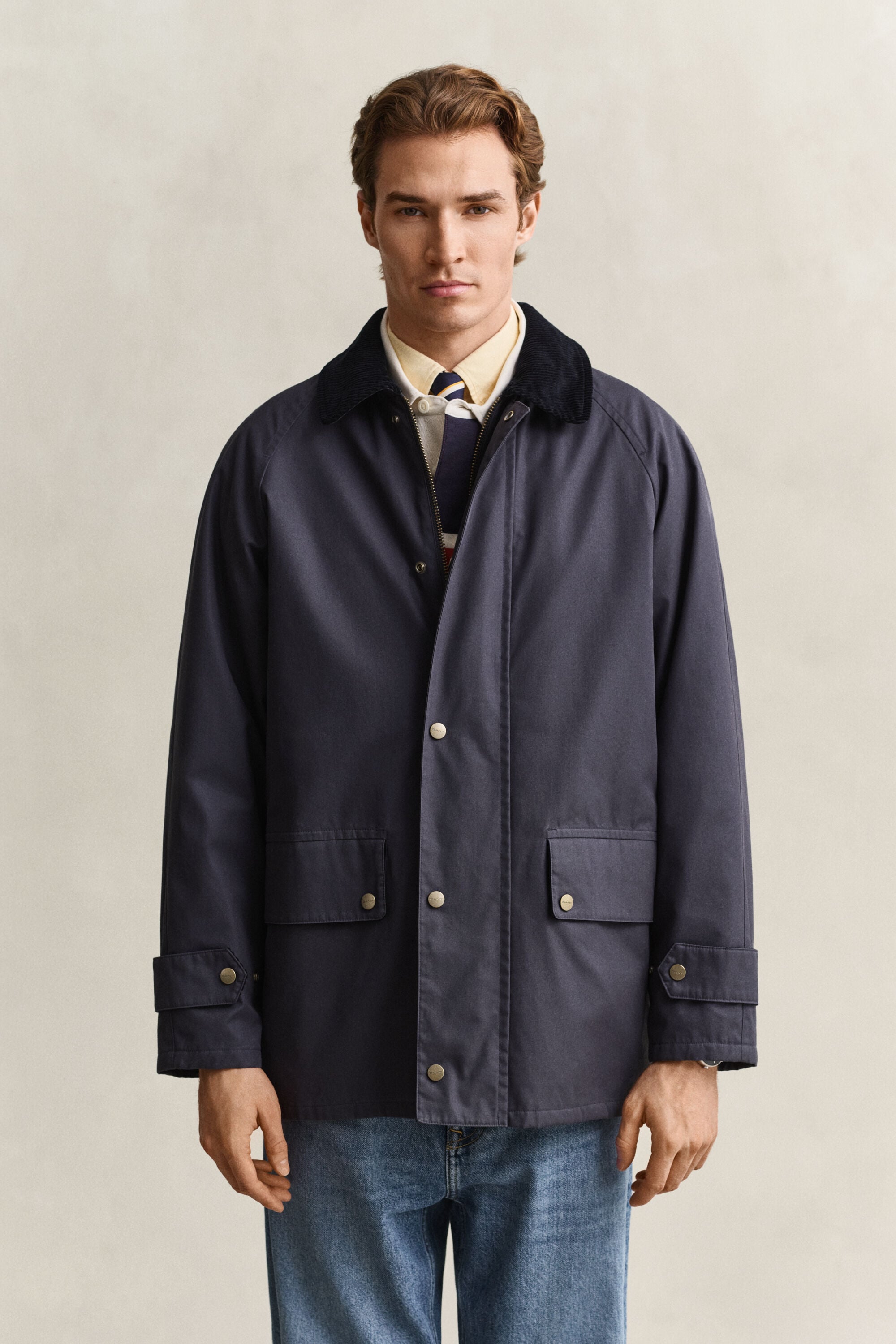 Chaqueta rústica encerada