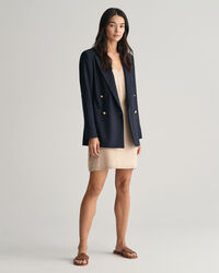 Vestido en mezcla de lino