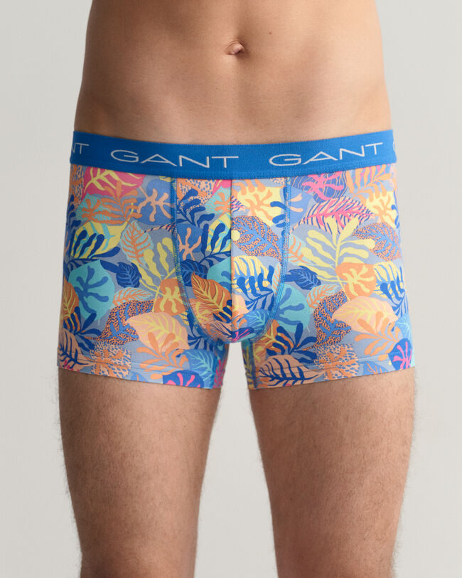 Paquete de tres b&oacute;xers con estampado Tropical