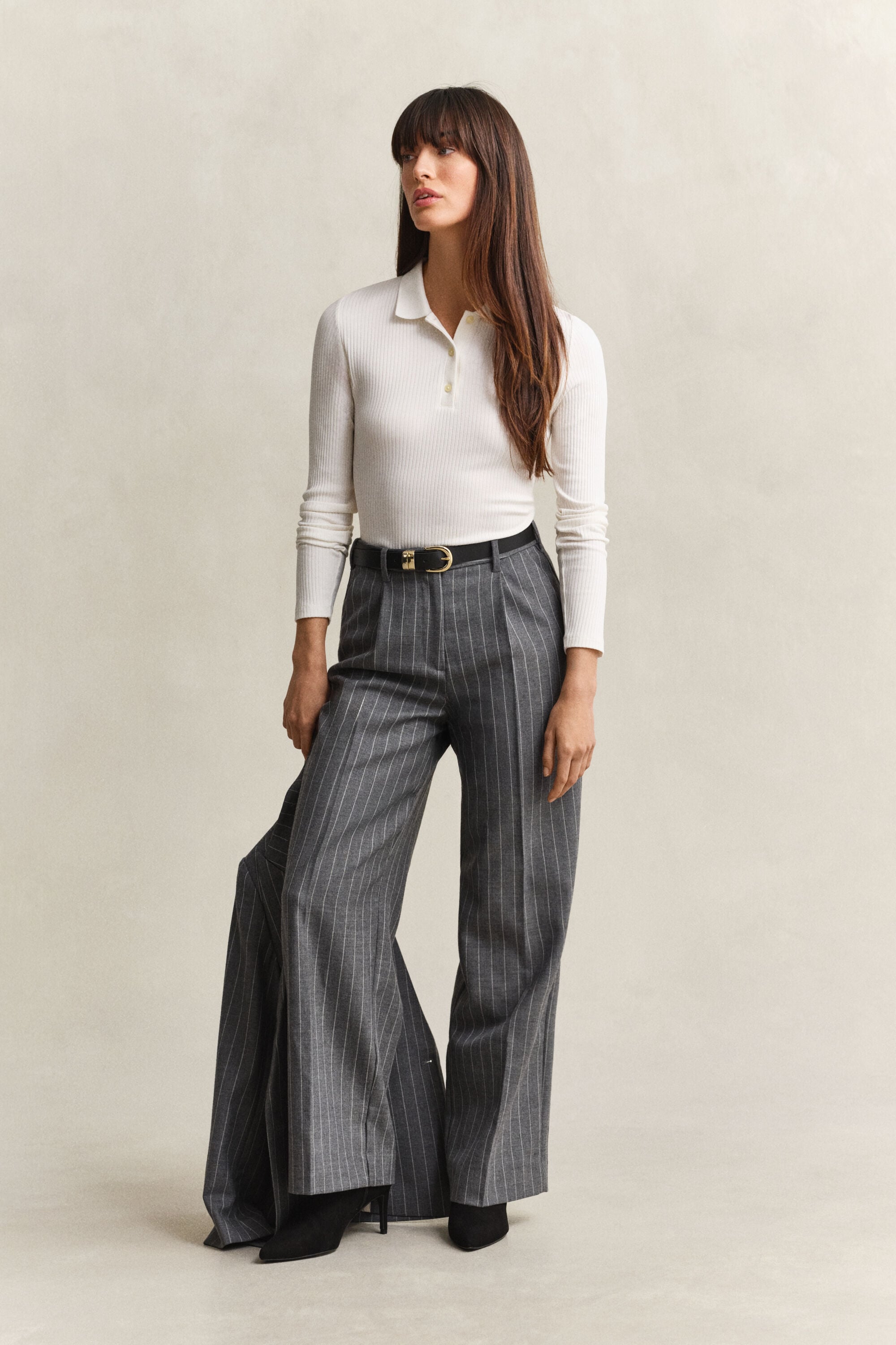 Polo Slim Fit acanalado