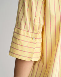 Camisa Relaxed Fit de manga corta Luxury Oxford a rayas