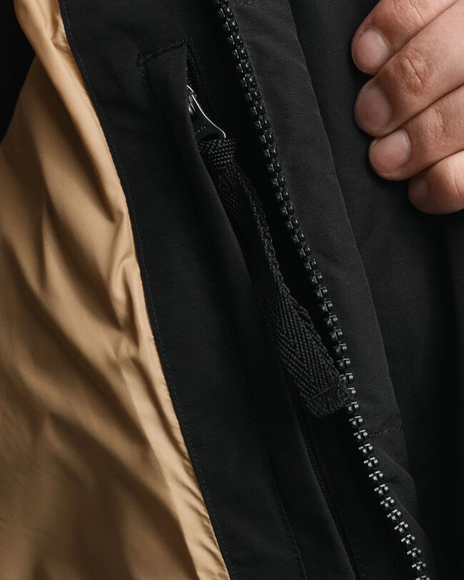 Chaqueta de plum&oacute;n gruesa de largo medio