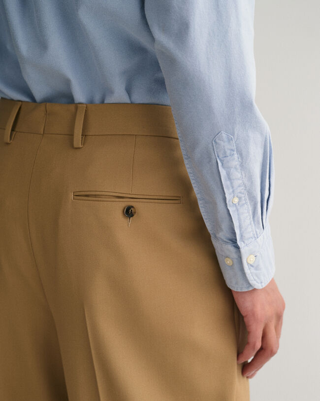 Camisa Oxford Regular Fit cepillada