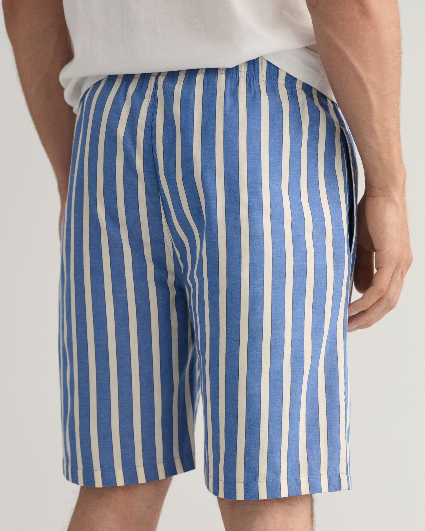 Pantalones de pijama cortos de rayas Oxford