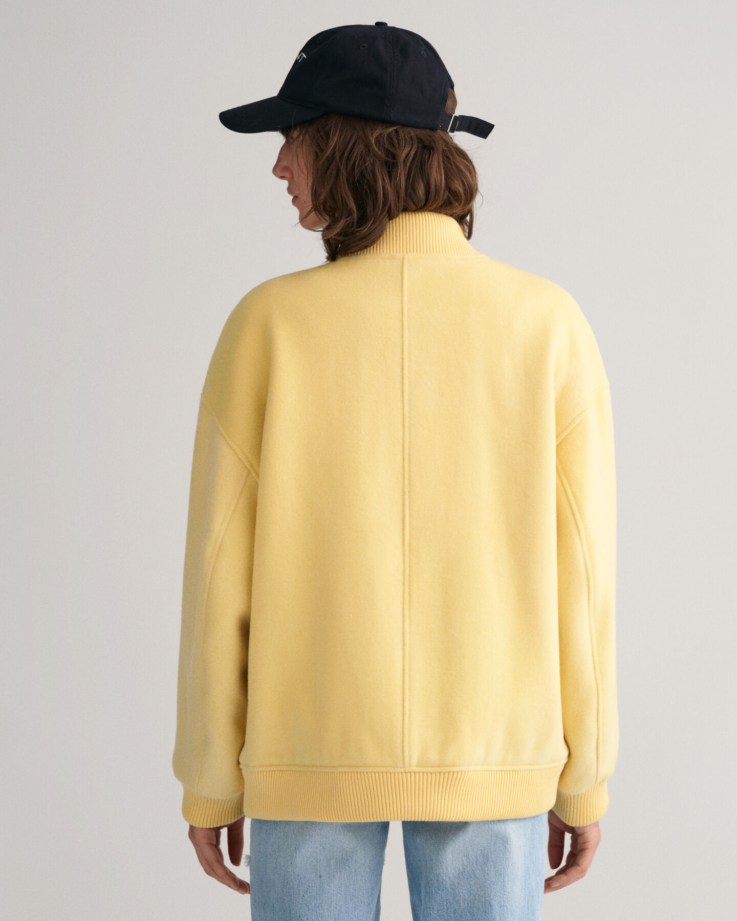 Cazadora bomber de lana