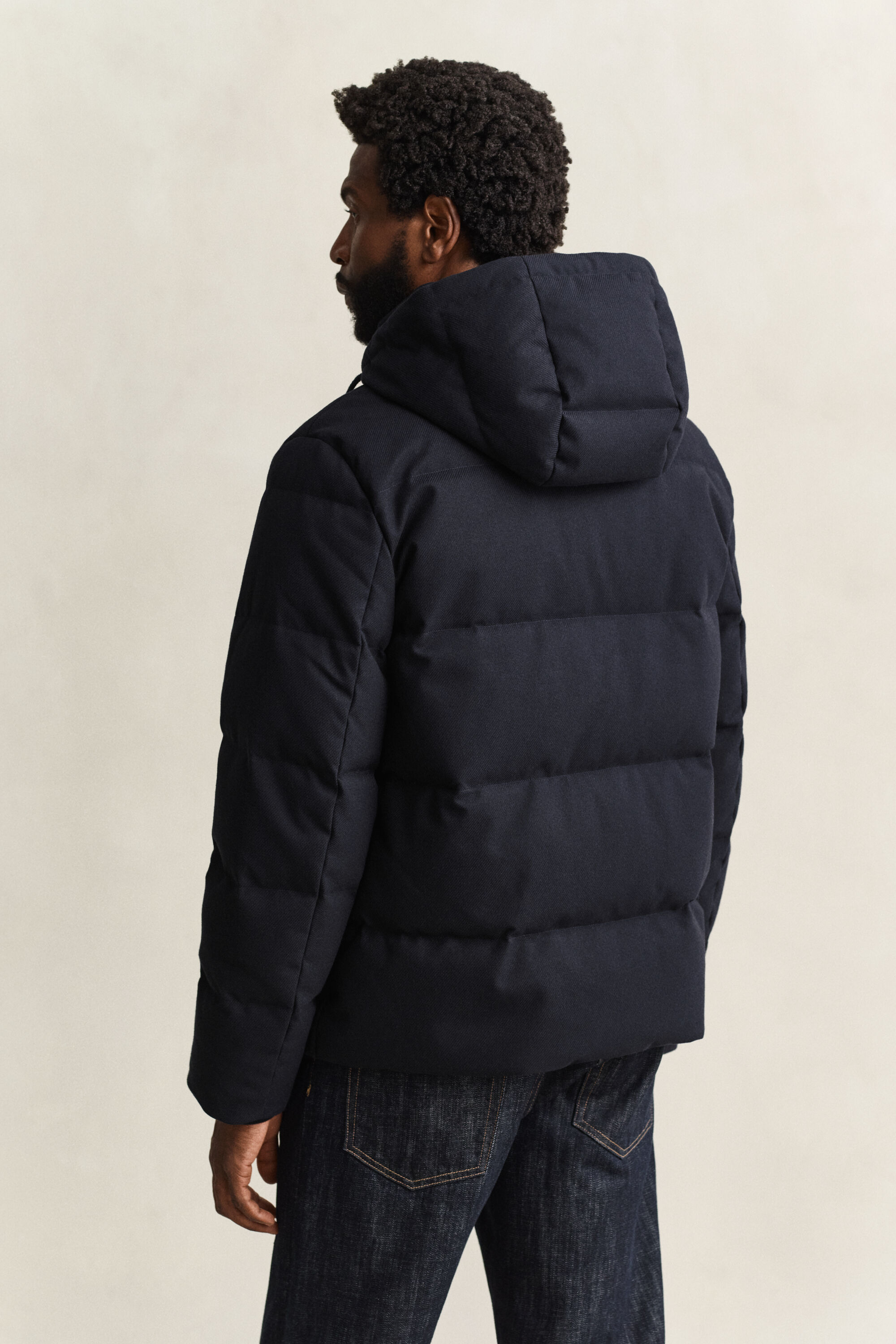 Chaqueta de franela y plumón