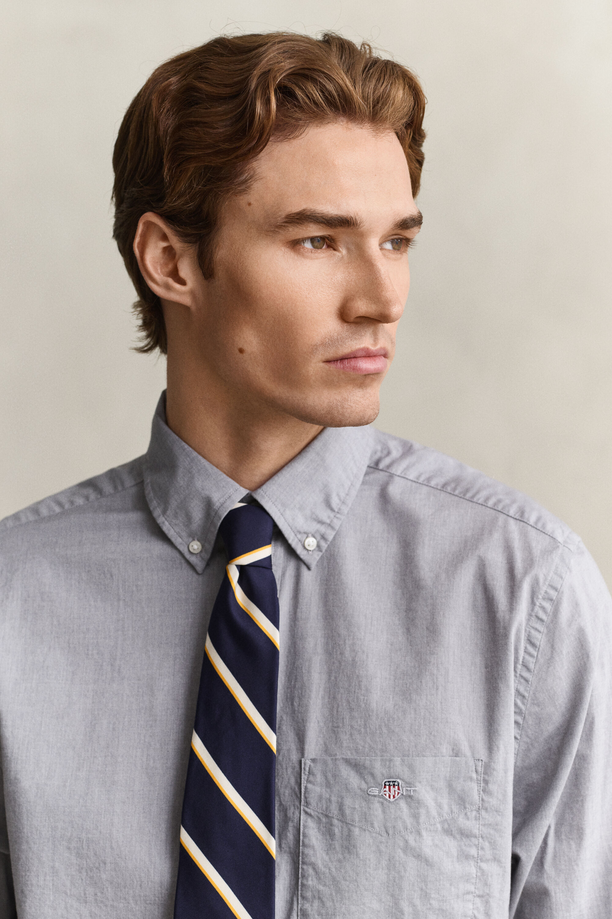 Camisa Regular Fit clásica de popelina