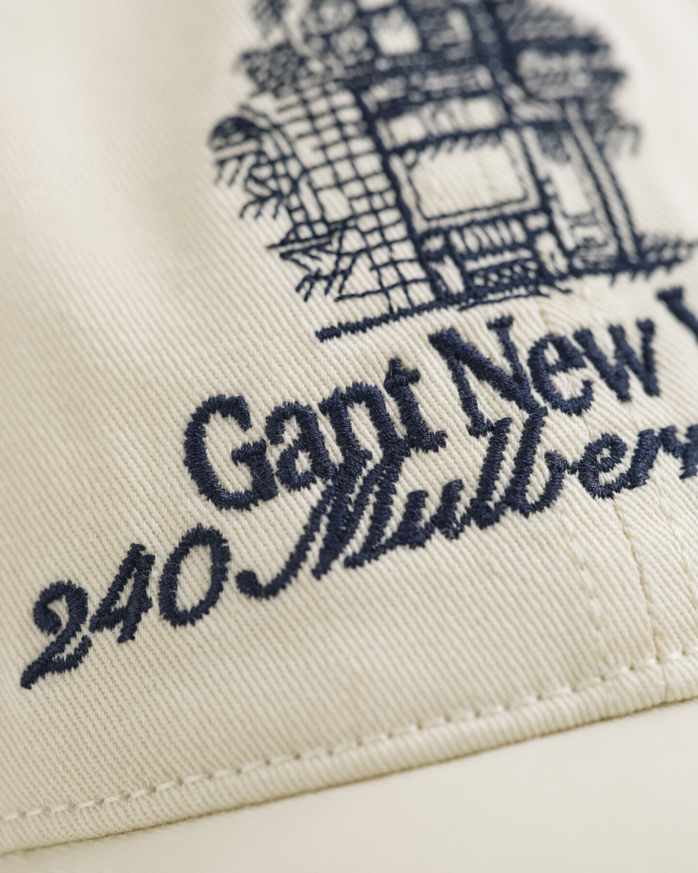 Gorra de sarga lavada