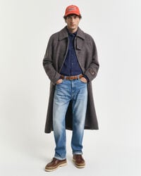 Camisa Regular Fit de franela con nepps