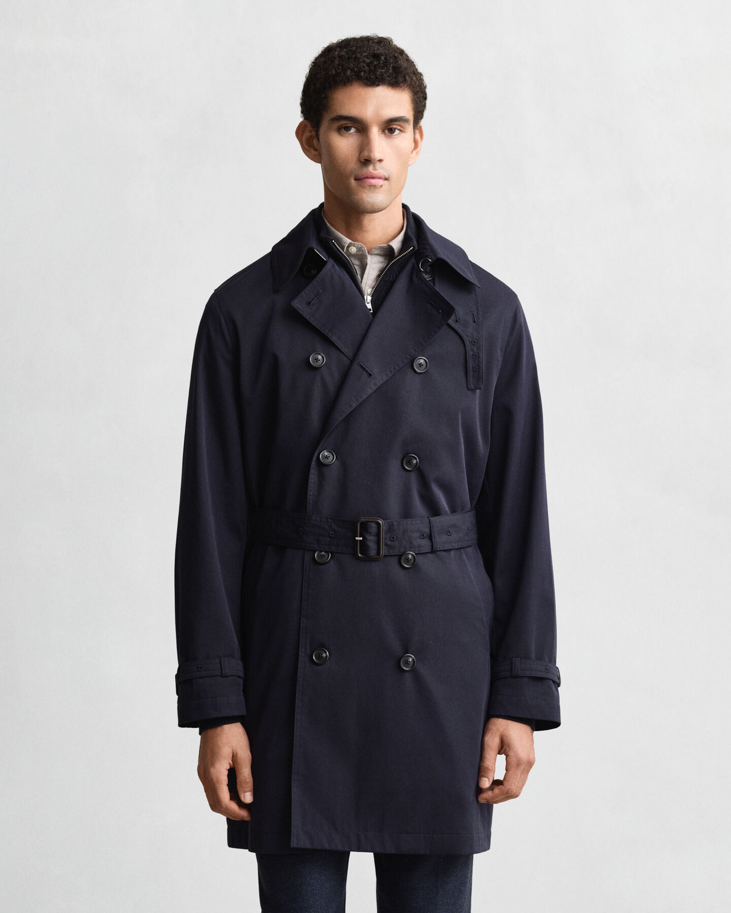 Gabardina en mezcla de algodón